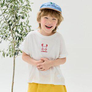 썸머크랩티셔츠(화이트)