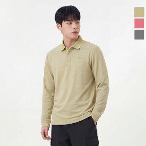 웨스트우드 남성 린넨 긴팔 카라티_WO1MCTP415