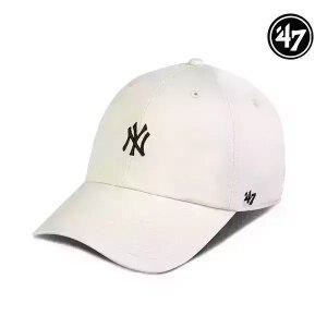 47브랜드 뉴욕 양키스 NY 스몰 로고 MLB 엠엘비 볼캡 야구 모자 본 B-BSRNR17GWS-BN