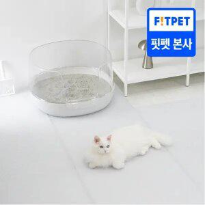 냥쌤 고양이 사막화 방지 매트 투명 캐치매트 롱타입 (120cm x 60cm)