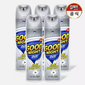 굿나잇 에프 에어졸 스프레이 모기 파리 바퀴 벌레 살충제 400mL x 5개