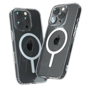 아이푸룸 3배자력 맥세이프 마그네틱 투명 하드 케이스 변색방지 갤럭시 아이폰