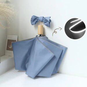 수호자 3단 우산 겸 양산 접이식 우양산 반사안전띠