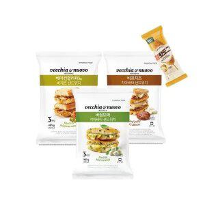 베키아에누보 바질모짜+비프치즈+베이컨할라피뇨 샌드위치(총9봉)+찰핫도그80g(1봉)