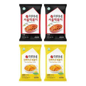 미미네 서울떡볶이 2봉 + 진짜치즈떡볶이 2봉 (8인분)