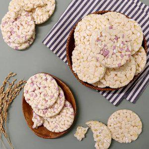 구운 쌀과자 퍼핑칩 4봉(단호박 2봉+자색고구마 2봉)