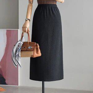 (안나앤플러스) A. 센느 요루 밴딩 스커트[스커트E0203H05] 빅사이즈