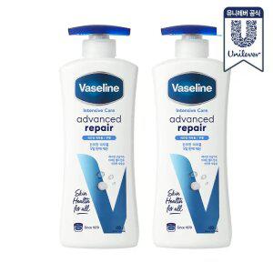 NEW 바세린 바디로션 어드밴스드 400ml 2개