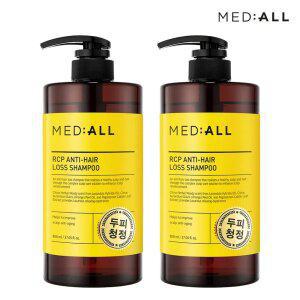 메디올 두피청청 탈모 완화 대용량 샴푸 우디허발향 800ml 2개