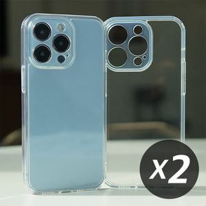 아이폰 강화유리 풀커버 투명 케이스 14/13/12/11 프로/프로맥스/플러스/미니