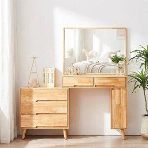 동서가구 스칸디나비아 확장형 고무나무 원목 화장대 책장 DF920395 모음
