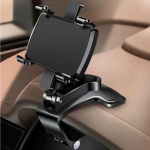 차량용 계기판 핸드폰 거치대 360도 회전 클립온 스마트폰 거치대 자동차 대쉬보드 휴