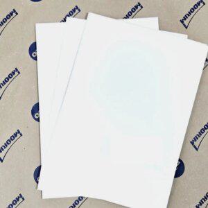 A4 용지 120g 백상지 모조지 100매 복사지 상장 시험 학습지 사무용 안내물 용지 랩포