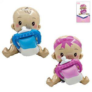 J2K 우유병 아기 풍선 귀여운 돌잔치 백일 베이비샤워 임신 축하