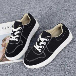 베이직 메리노울 발 편한 여성 스니커즈 통굽 키높이 여자 단화