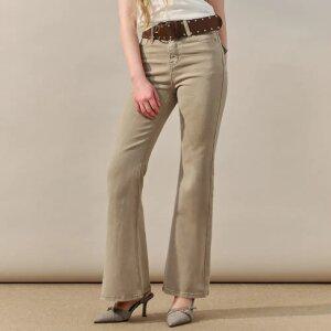 [MAXZA] 워시드 플랩 포켓 부츠컷 데님 팬츠(벨트 세트)