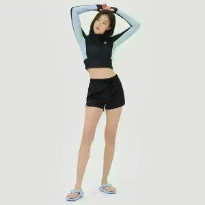 [아레나수영복] 엑티브 2부 레저 팬츠 A4BL1QW41BLK