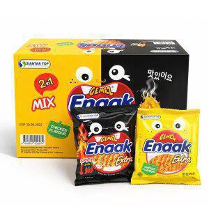에낙 라면과자 믹스 1BOX (치킨 12개+스파이시 12개)