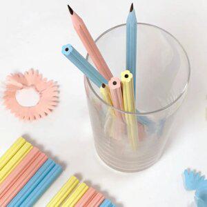 HB 귀여운 꽃모양 연필 6자루X6세트 (36자루) 신학기 문구 예쁜 연필