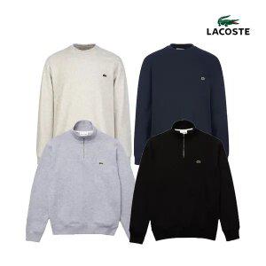 라코스테 남녀공용 라운드넥 맨투맨 반집업 긴팔티셔츠 7종택1
