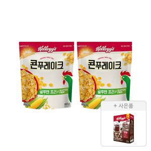 켈로그 콘푸레이크 530g, 2개 + 증정(첵스초코 쿠키앤크림 120g, 1개)