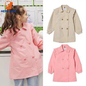 NEPA 네파키즈 러플 트렌치 자켓 KH20602