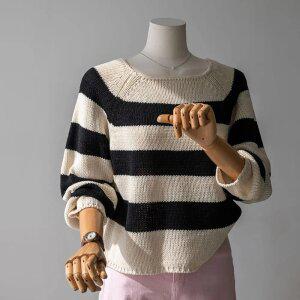 (안나앤모드) like 하찌 스퀘어 니트 [니트DRA42]