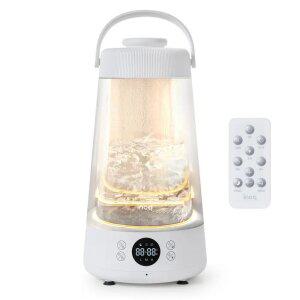이노크아든 유리수조 무소음 가열식가습기 무드등 3.5L 리모컨