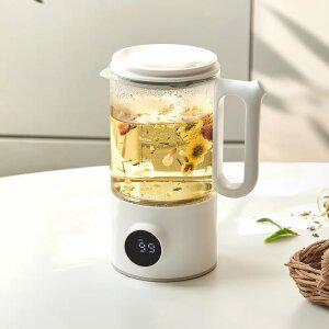 전기포트 휴대용 미니티포트 온도조절 커피포트 무선전기주전자