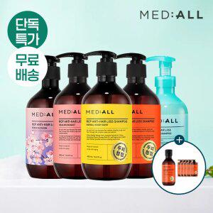 [메디올 단독+선착순] 메디올 두피청정 비듬 탈모완화 약산성 샴푸 480ml 5종 택1