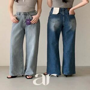 (MADE/2기장/와이드명작/늘어짐없는탄탄핏)Day Jeans No8 프리미엄 워싱 2기장 와이드