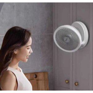 J2K 무소음 벽걸이형 선풍기 소형 주방 기숙사 접이식 전기선풍기