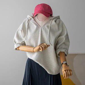 (안나앤모드) cozy 7부 후드 티셔츠 [티셔츠DRB9]