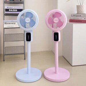 포트리 에어 써큘레이터 입체회전 리모컨 스탠드 선풍기