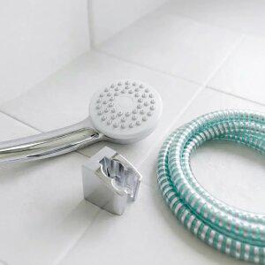투명 은사 샤워헤드및 샤워호수 1.5m 세트 브라켓 포함