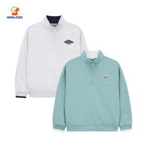 NEPA KIDS 네파키즈 남아 NSA 그래픽 하프집 맨투맨 KL15301
