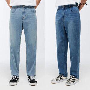 [NIX]남) 저온스 데님 L톤/M톤 워싱 오픈 크롭 테이퍼드 (HNRMDDT730P)