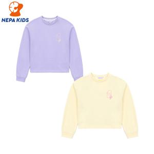 NEPA KIDS 네파키즈 여아 하트 랩 걸스 맨투맨 KK25306