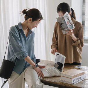 찰랑스판 차르르 반오픈 셔츠