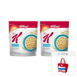 켈로그 스페셜K 오리지널 480g, 2개 + 증정(리유저블백 빨강, 1개)
