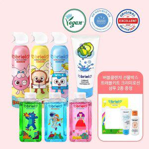 브레드 버블 200ml 3종+바스슬라임 480ml 1종+양배추 모이스처 수딩젤 160ml