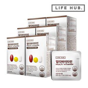 라이프허브 멀티바이타민 6세트(1500mg x 180포) 6개월분