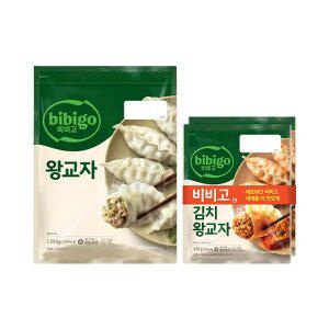 CJ 비비고 왕교자 1.05kg, 1개 + 김치왕교자 420g, 2입, 1개