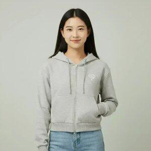 [행텐]여성 레터링셋업 크롭 후드집업-SE2511046013411