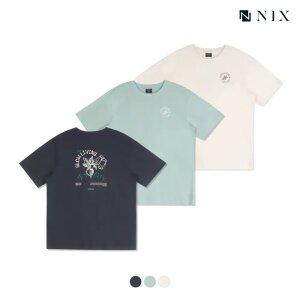 [NIX]유니) 20S싱글 - LIVING 그래픽 티셔츠(FNRMCTR786P)