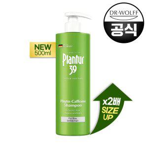 [쇼핑백 증정] 플란투어39 파이토 카페인 샴푸 500ml (가는모발용)