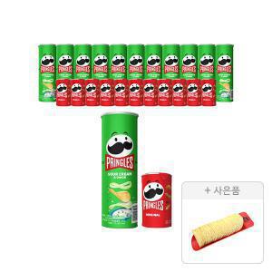 프링글스 양파맛 110g, 12개+오리지널 53g, 12개+증정(트레이, 1개)