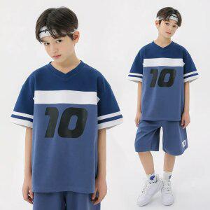 (틴플로우) 넘버10블럭반팔세트[세트TLCZ790]