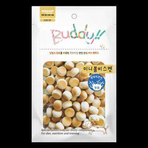 버디 강아지간식 미트볼 비스켓 50g 10개 우유맛