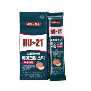 [T쇼페] RU21 숙취해소엔 웨이크업스틱(복숭아맛) 10입, 1개